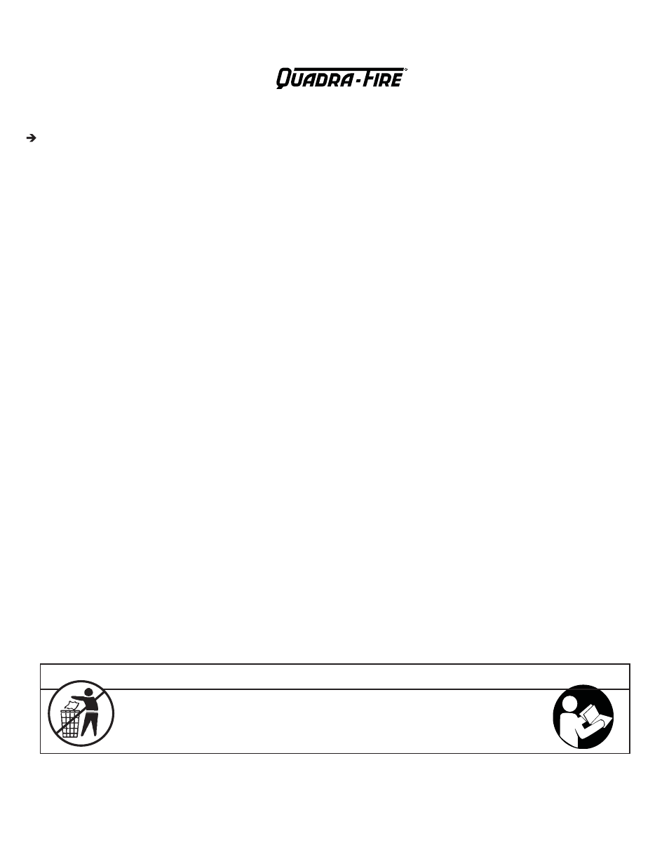 Caution | Quadra-Fire QVI-30FB-S User Manual | Page 41 / 41