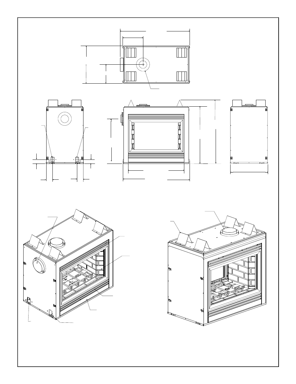 Figure 2. diagram of the qv-st | Quadra-Fire Gas Fireplace QV-ST User Manual | Page 11 / 37