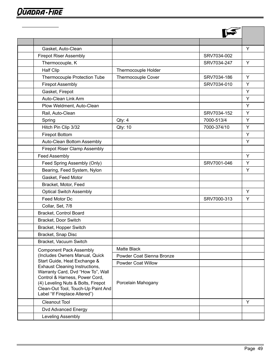 Quadra-Fire MTVERNON-AE-MBK User Manual | Page 49 / 56