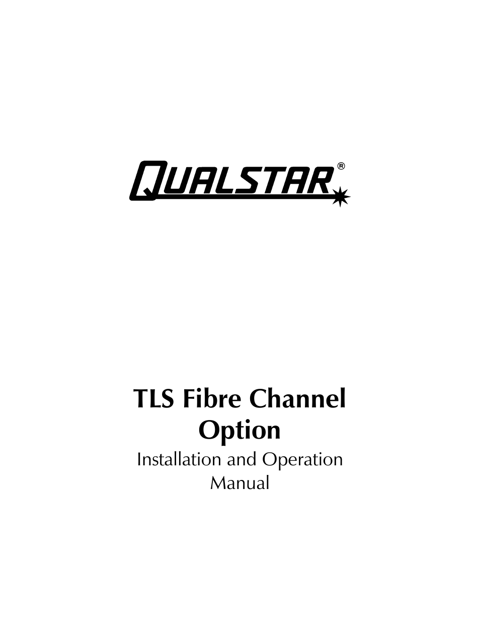 Qualstar 501440 Rev. G User Manual | 81 pages