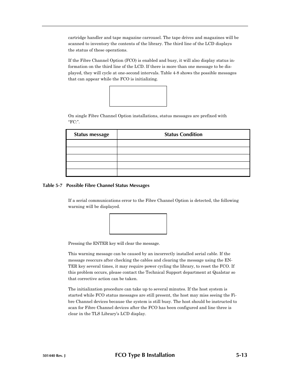 Qualstar 501440 Rev. G User Manual | Page 45 / 81