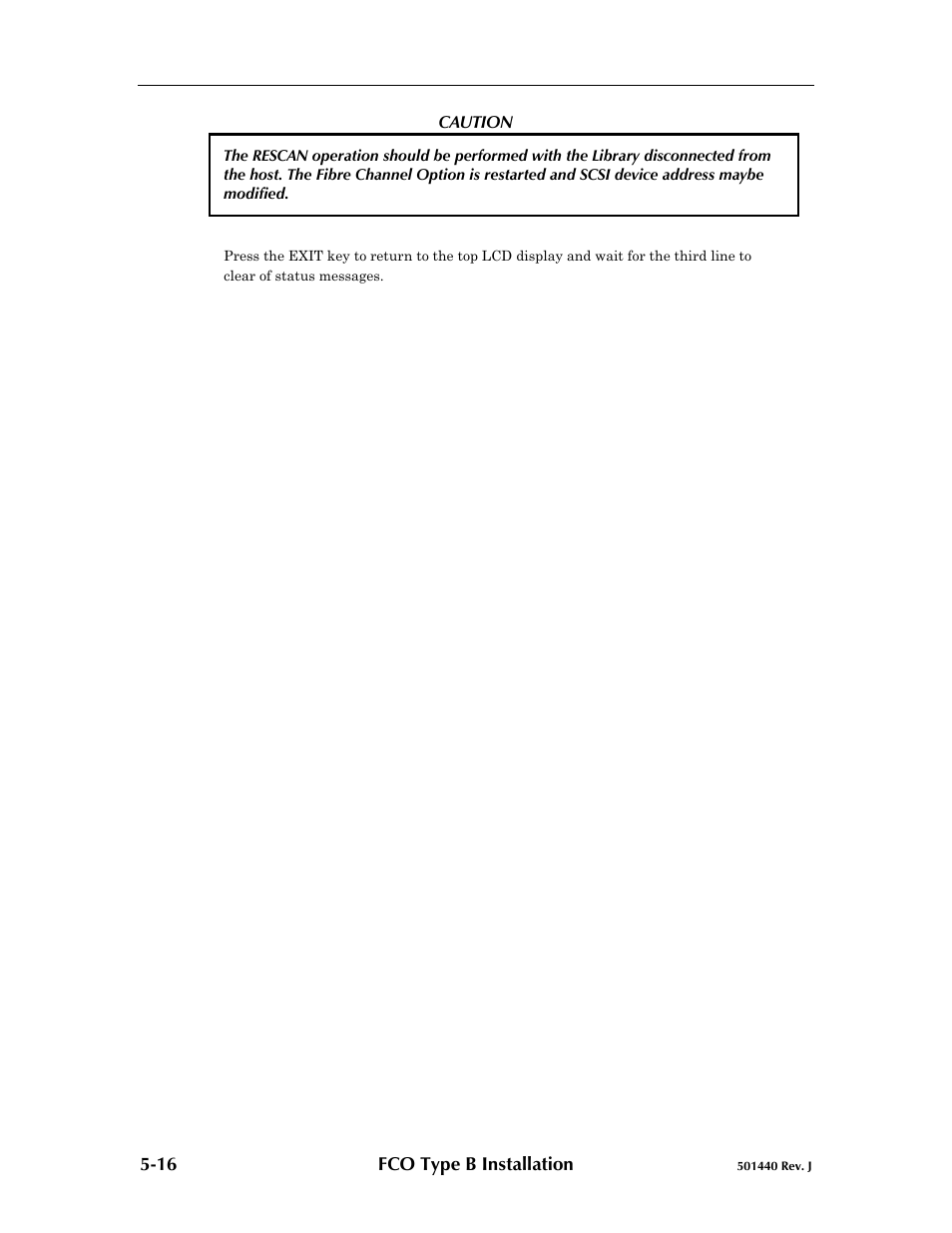 Fco type b installation | Qualstar 501440 Rev. G User Manual | Page 48 / 81