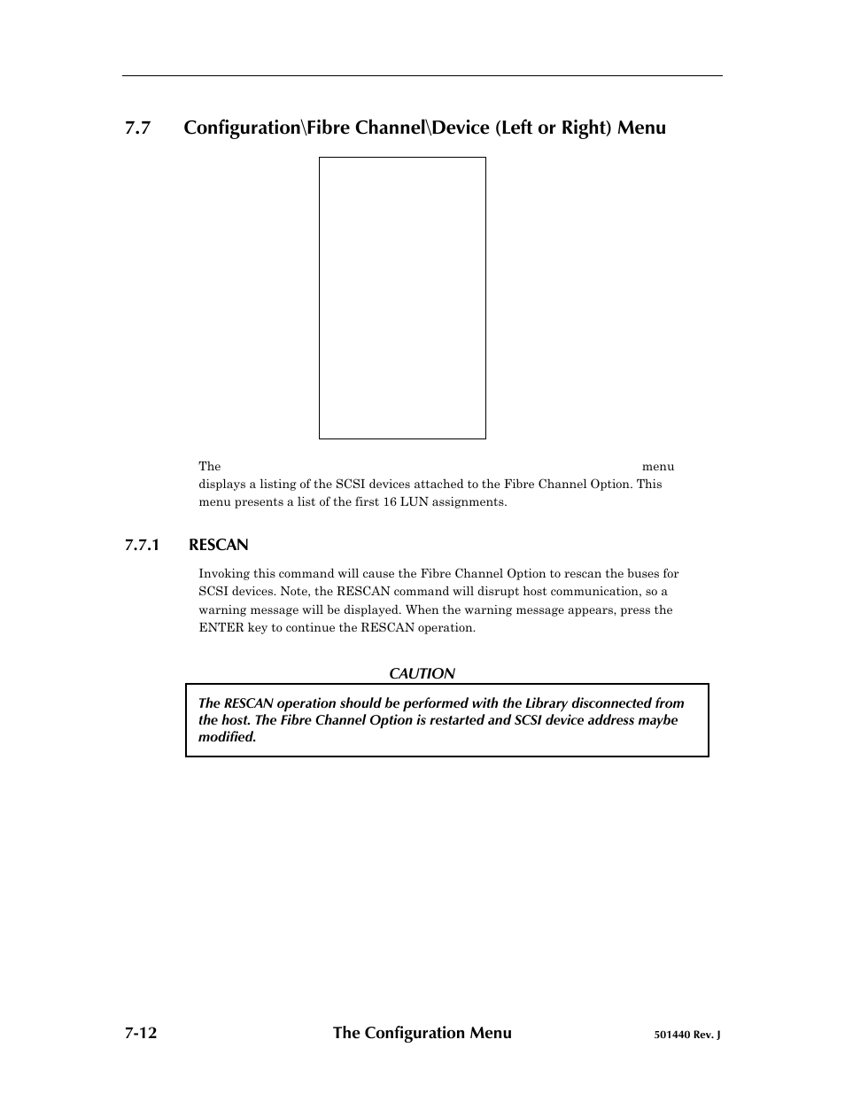 1 rescan, Rescan -12 | Qualstar 501440 Rev. G User Manual | Page 67 / 81