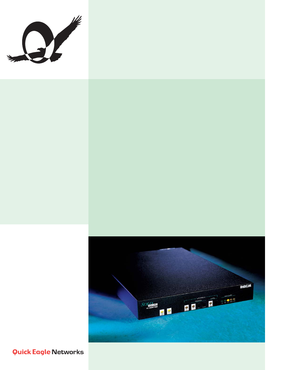 Quick Eagle Networks T1 DSU User Manual | 2 pages