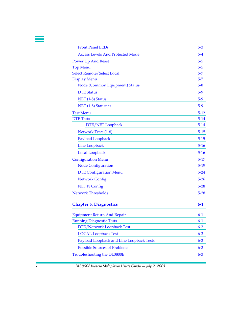 Quick Eagle Networks DL3800E User Manual | Page 10 / 162