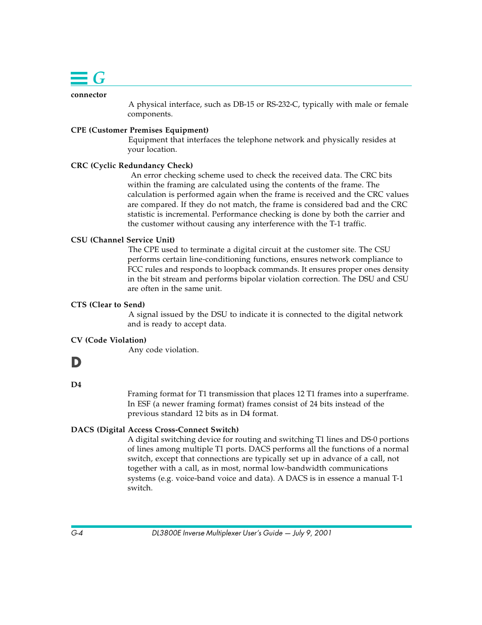 Quick Eagle Networks DL3800E User Manual | Page 150 / 162