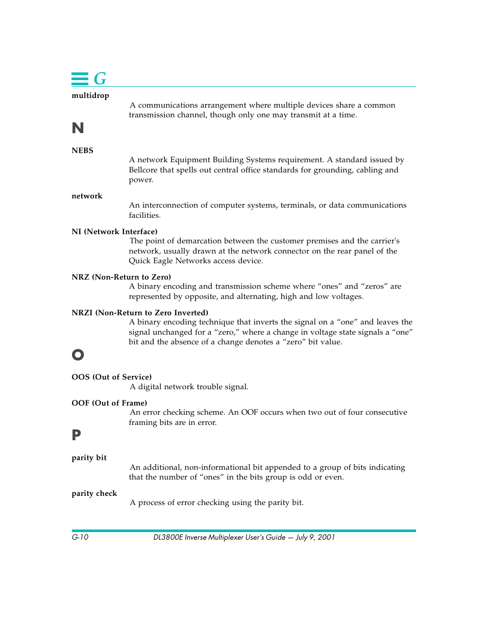 Quick Eagle Networks DL3800E User Manual | Page 156 / 162