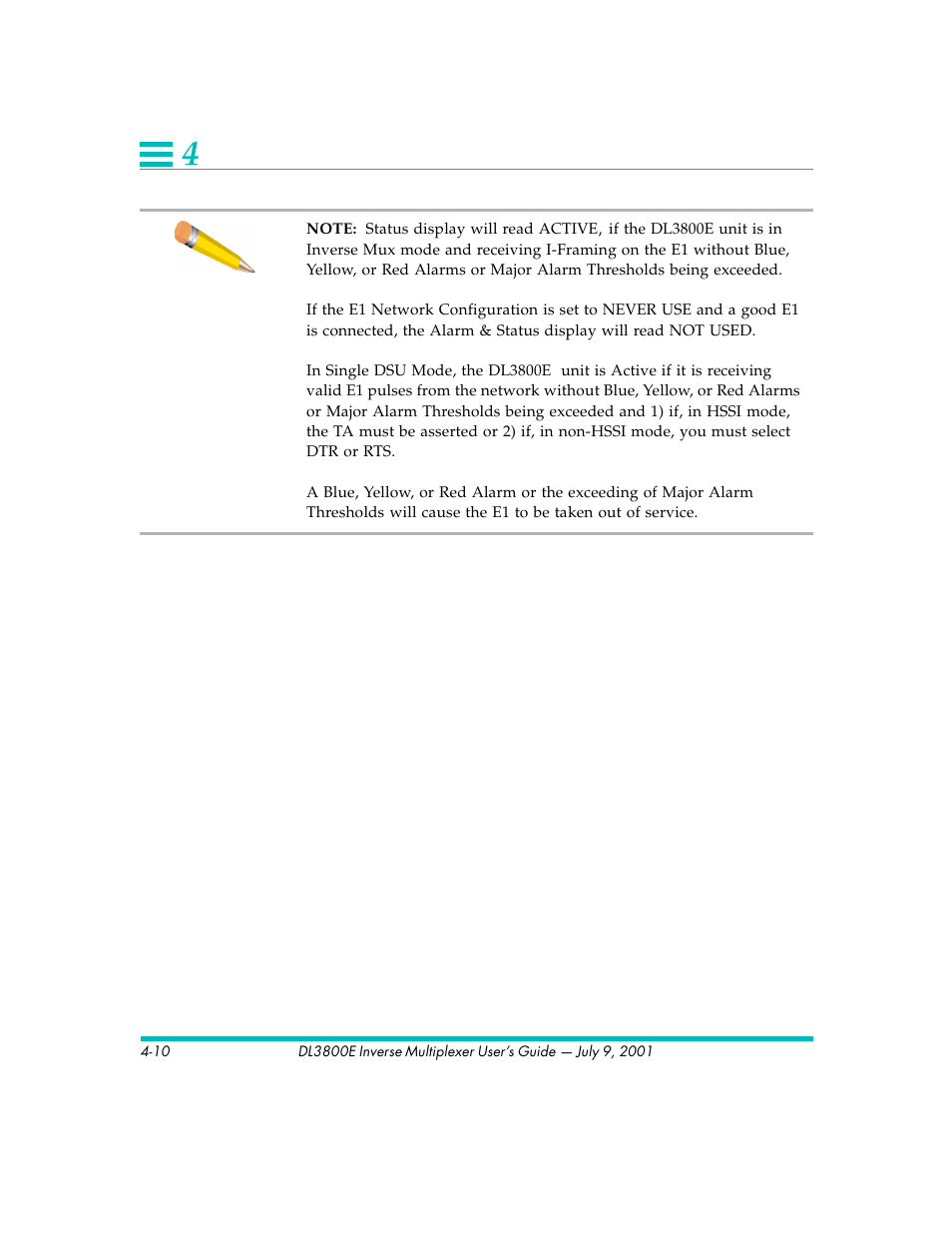 Quick Eagle Networks DL3800E User Manual | Page 50 / 162