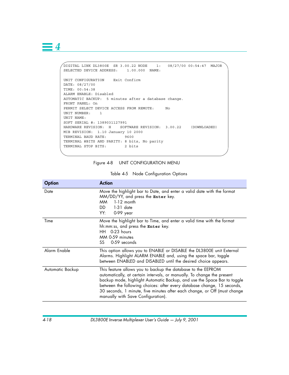 Quick Eagle Networks DL3800E User Manual | Page 58 / 162