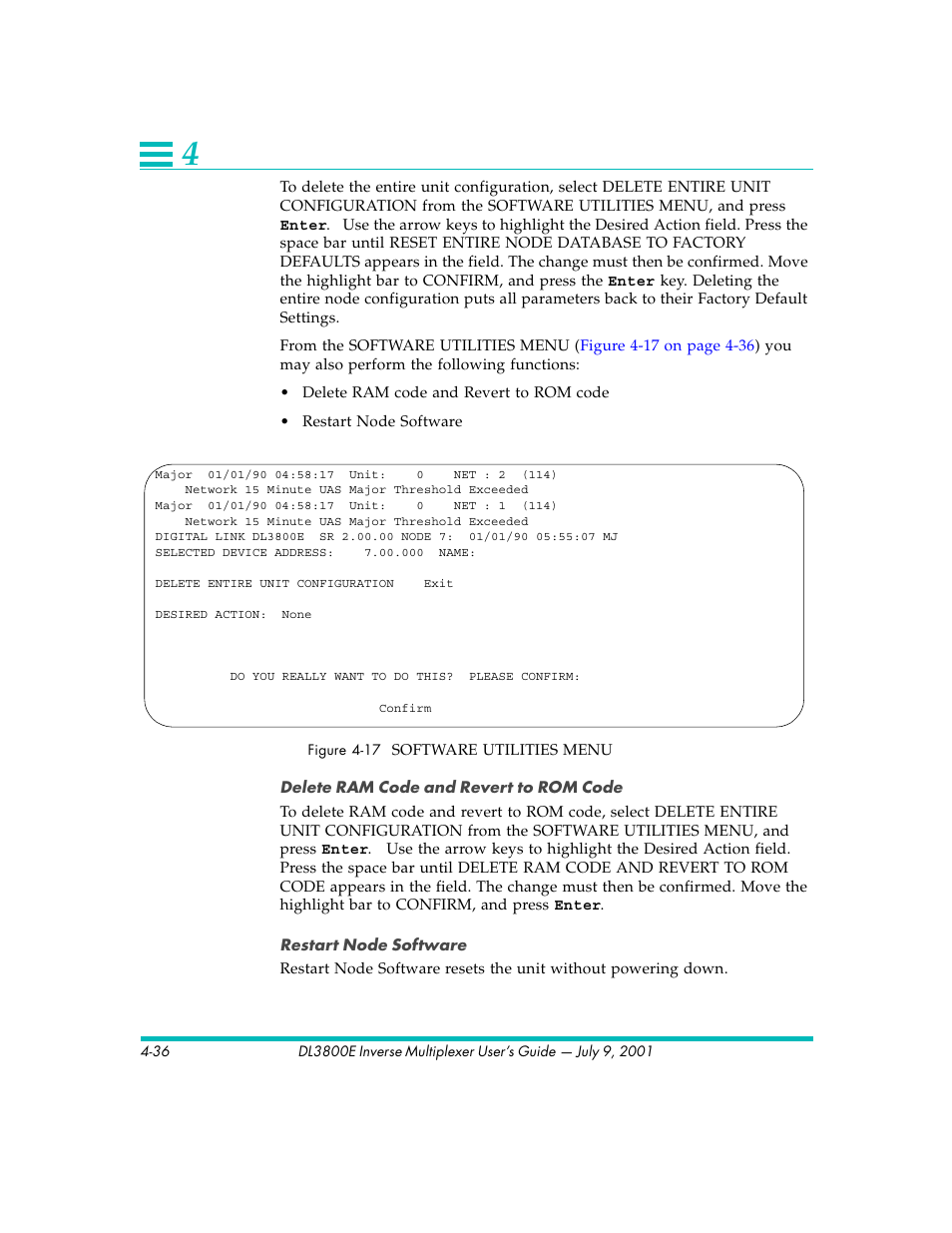 Quick Eagle Networks DL3800E User Manual | Page 76 / 162