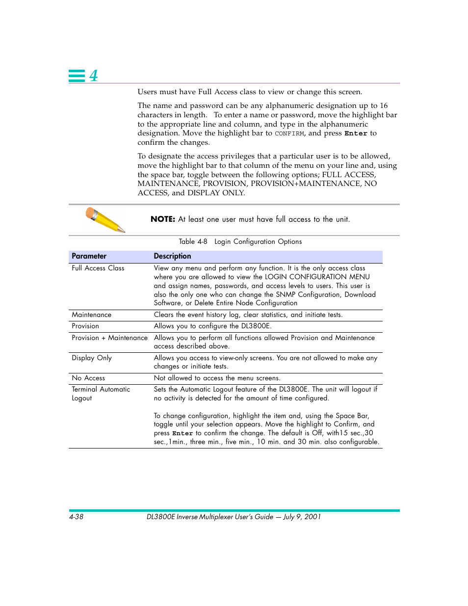 Quick Eagle Networks DL3800E User Manual | Page 78 / 162
