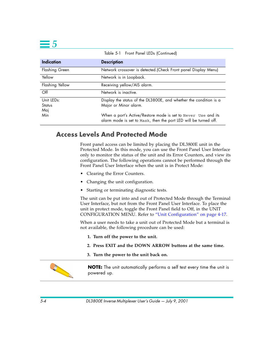 Access levels and protected mode | Quick Eagle Networks DL3800E User Manual | Page 92 / 162