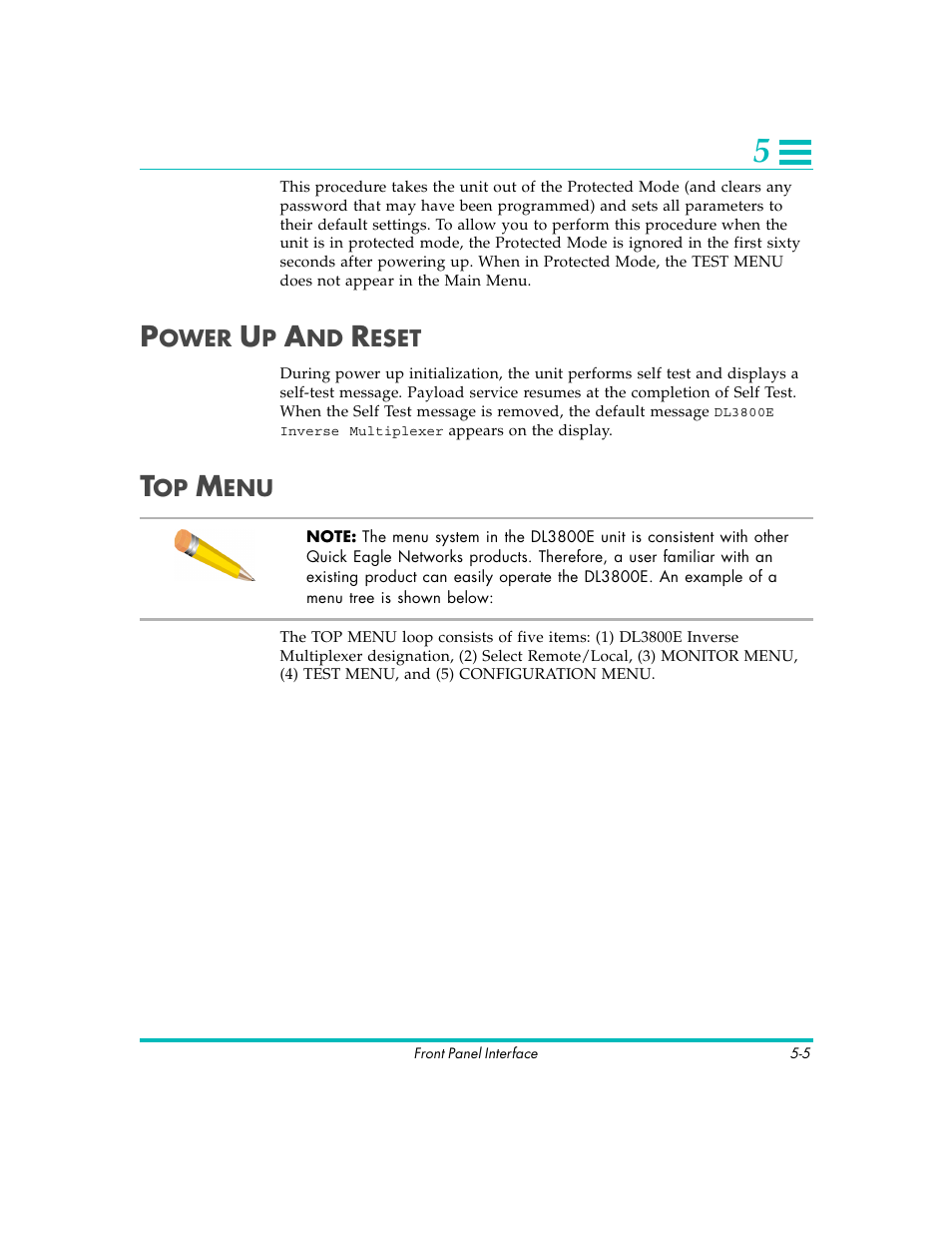 Quick Eagle Networks DL3800E User Manual | Page 93 / 162