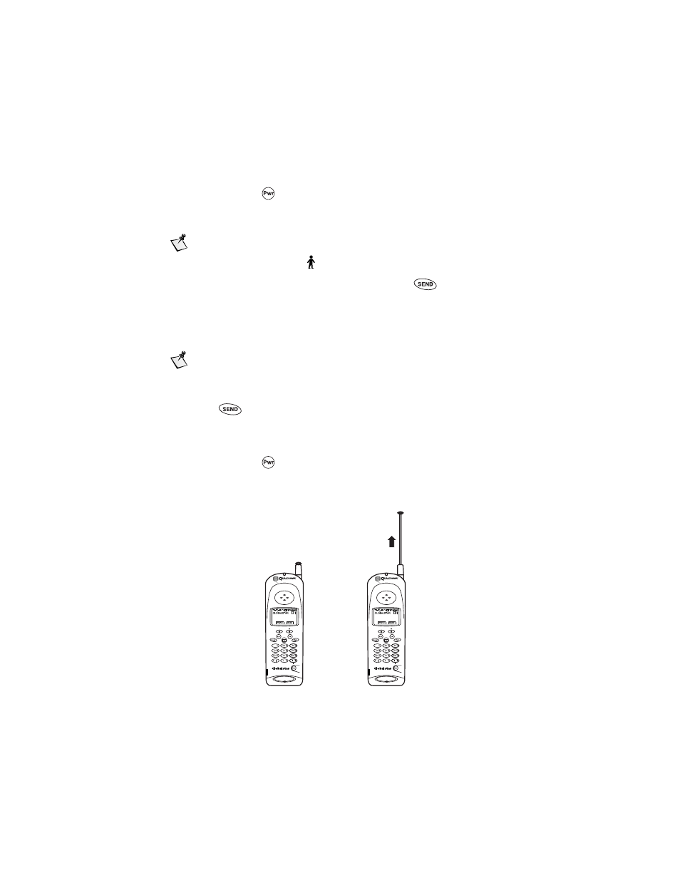 Making satellite calls, Making cellular calls, Making satellite calls making cellular calls | Qualcomm GSP-1600 User Manual | Page 12 / 86
