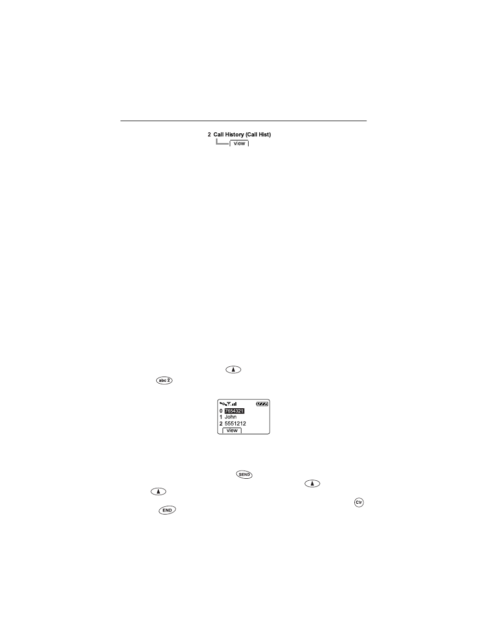 Call history menu, Accessing call history list | Qualcomm GSP-1600 User Manual | Page 31 / 86