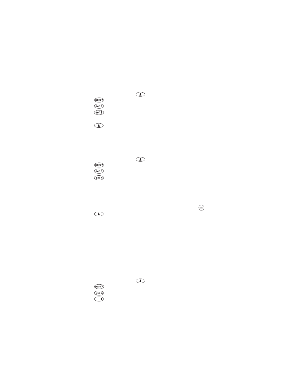 Service change, New message, Calling | Auto answer | Qualcomm GSP-1600 User Manual | Page 55 / 86