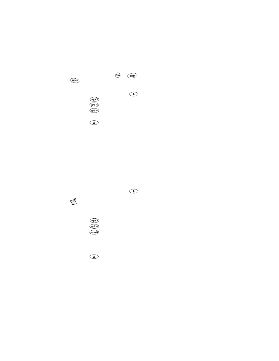 Anykey answer, Send pin | Qualcomm GSP-1600 User Manual | Page 57 / 86