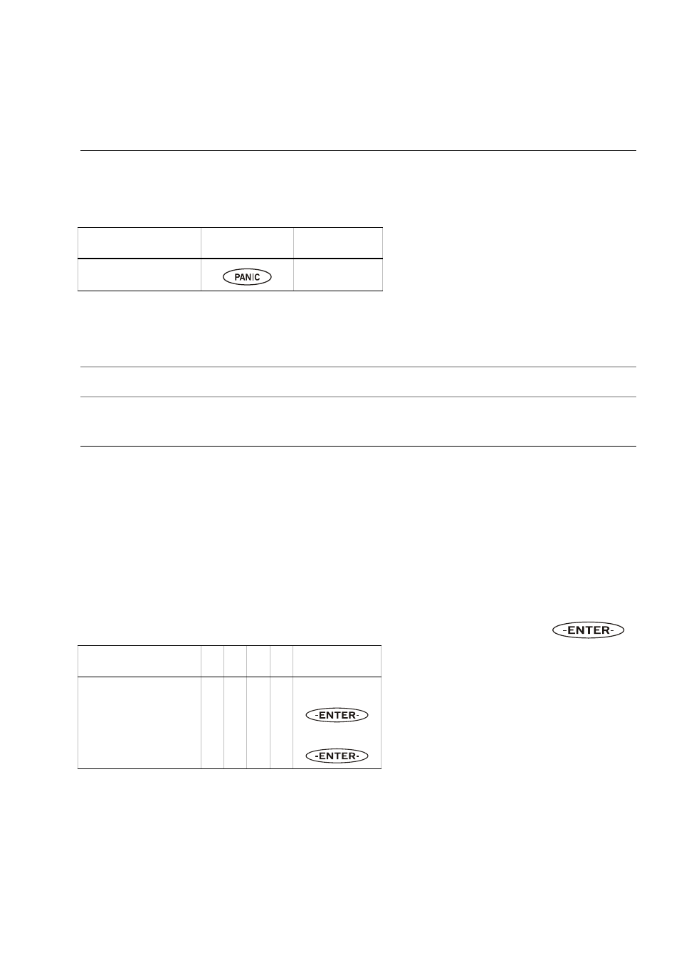 Panic alarm, Entering panic mode, Exiting panic mode | Entering panic mode using the keypad, Exiting panic mode using the keyswitch, Exiting panic mode using the keypad | Tru-Test Electric Fence Security System User Manual | Page 9 / 17
