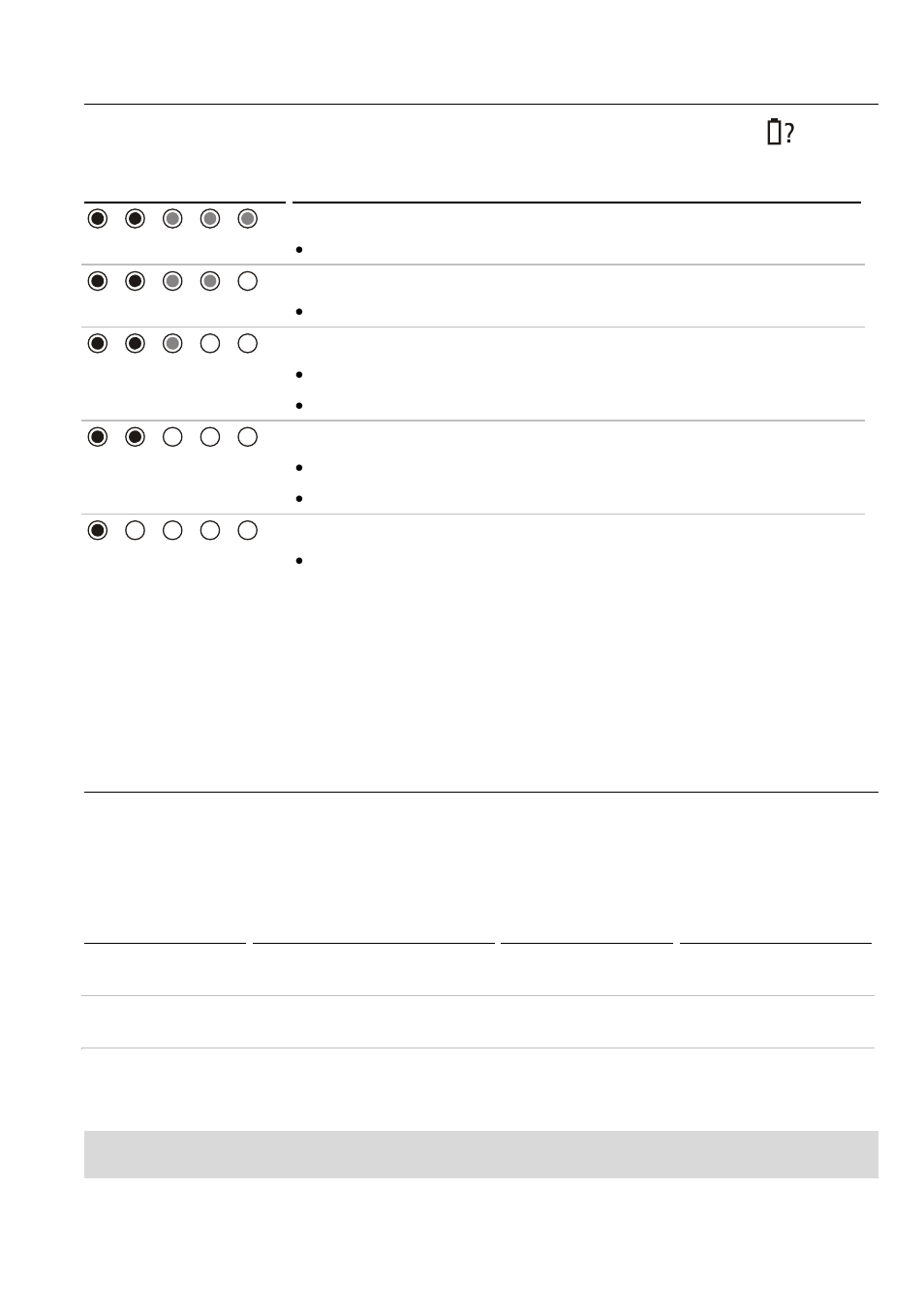 Battery selection and management, Battery test setting, Battery selection | Tru-Test 1 J User Manual | Page 5 / 12