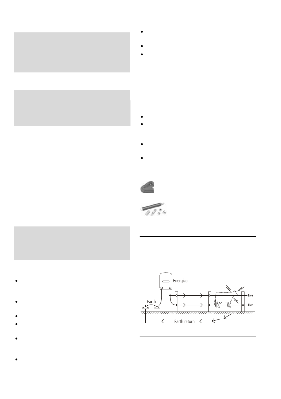 Building a permanent electric fence, Battery management, Components of an electric fence | Typical installation, Alternative installation | Tru-Test 1 J User Manual | Page 6 / 12