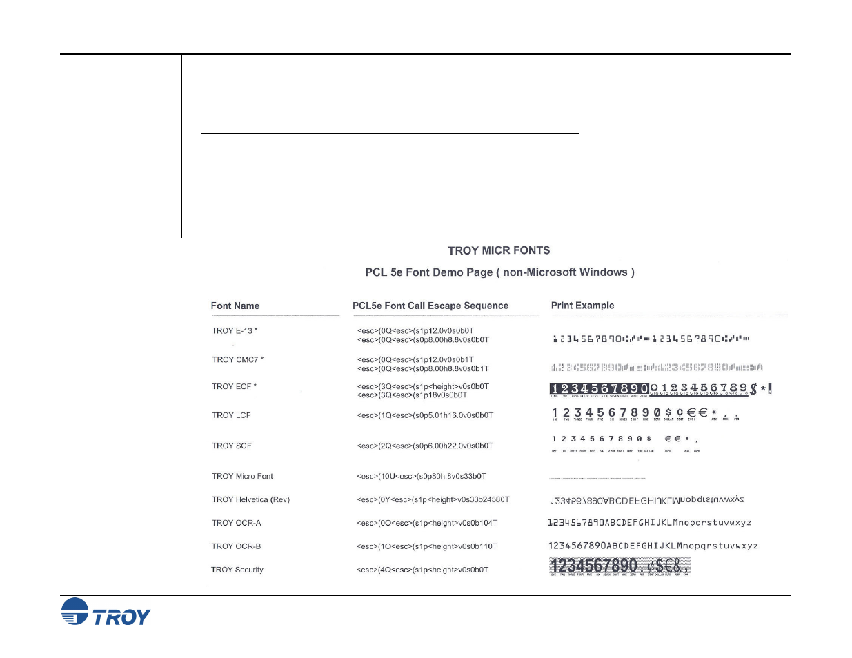 Verifying pcl 5e communication | TROY Group 8150 User Manual | Page 12 / 52