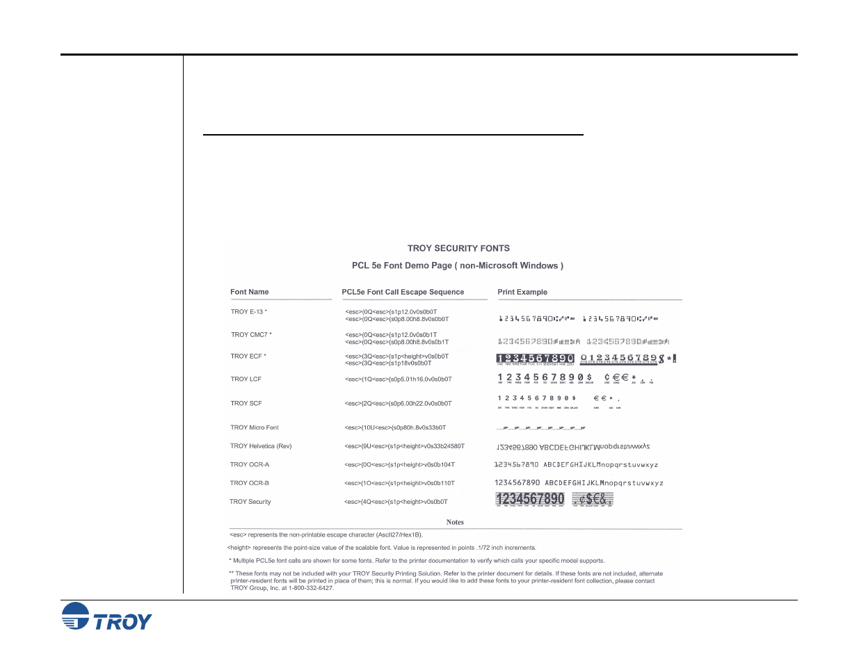 Verifying pcl 5e communication | TROY Group Font Memory Card Kit User Manual | Page 12 / 50