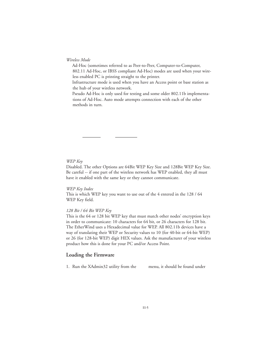 Loading the firmware | TROY Group EtherWind 802.11b User Manual | Page 51 / 60