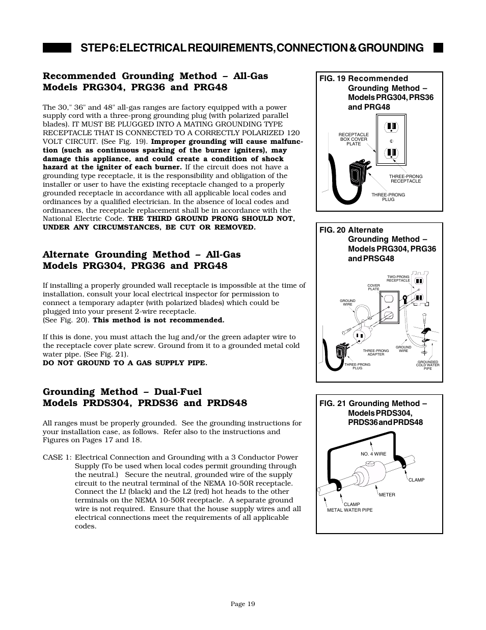 Thermador PRDS304 User Manual | Page 21 / 28