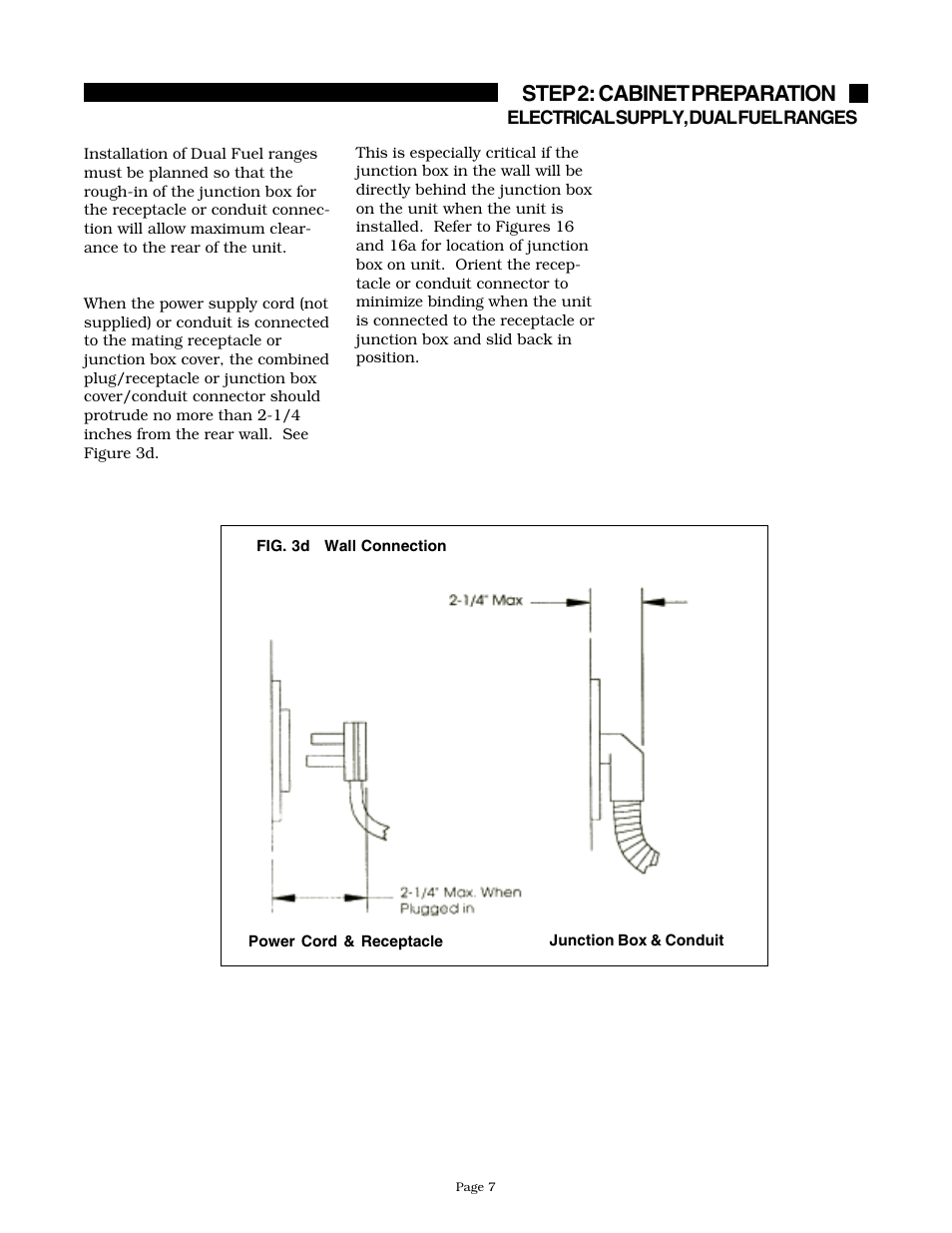 Step 2: cabinet preparation | Thermador PRDS304 User Manual | Page 9 / 28