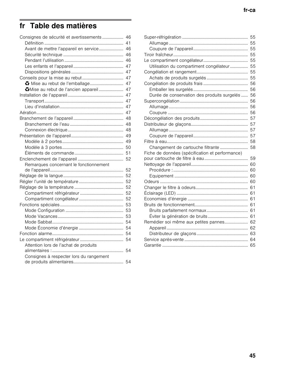 Thermador T36BB User Manual | Page 45 / 67