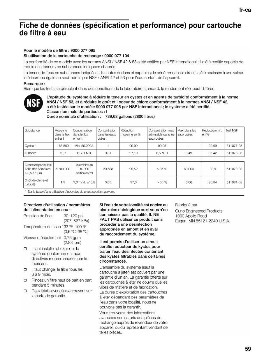 Thermador T36BB User Manual | Page 59 / 67