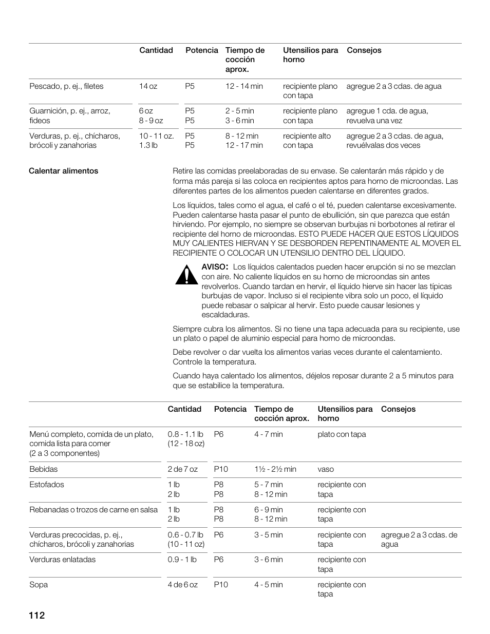 Thermador MBEW User Manual | Page 112 / 124