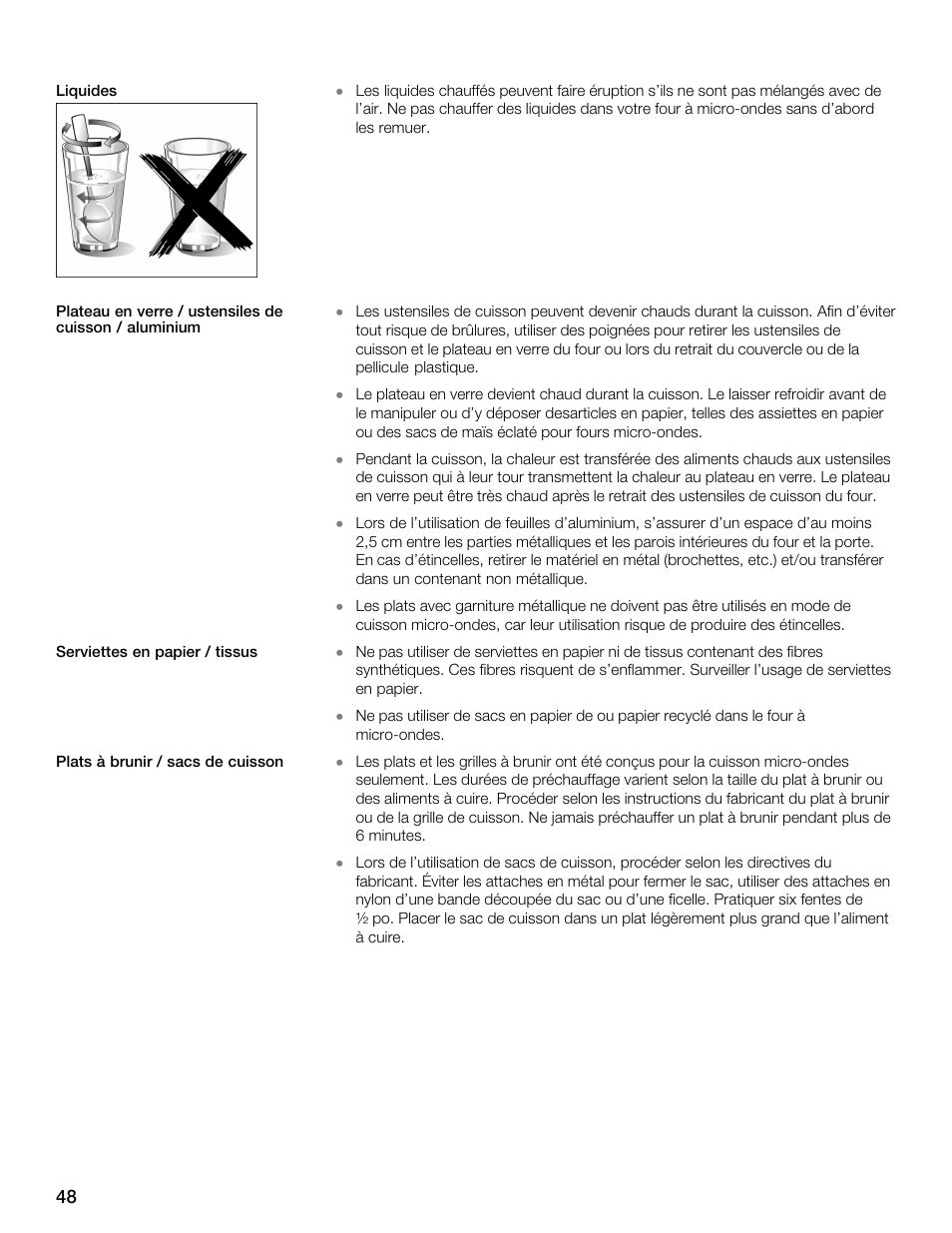 Thermador MBEW User Manual | Page 48 / 124