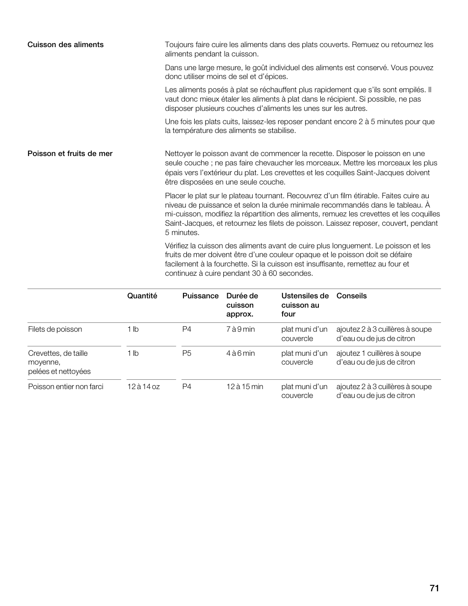 Thermador MBEW User Manual | Page 71 / 124