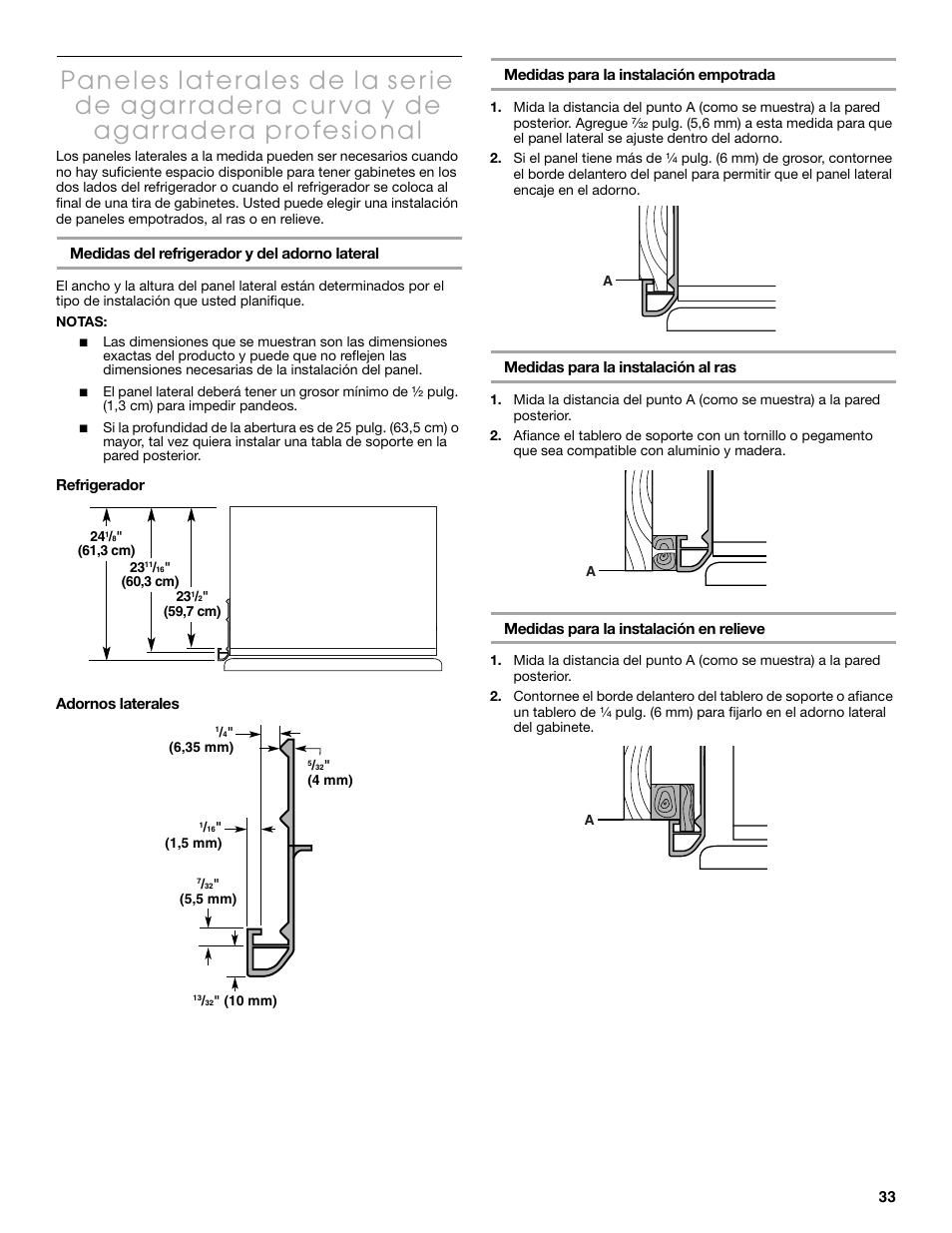 Thermador KBUIT4250A User Manual | Page 33 / 64