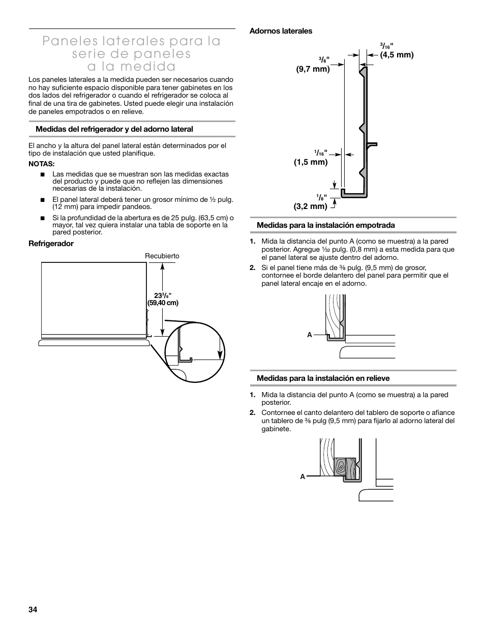 Thermador KBUIT4250A User Manual | Page 34 / 64