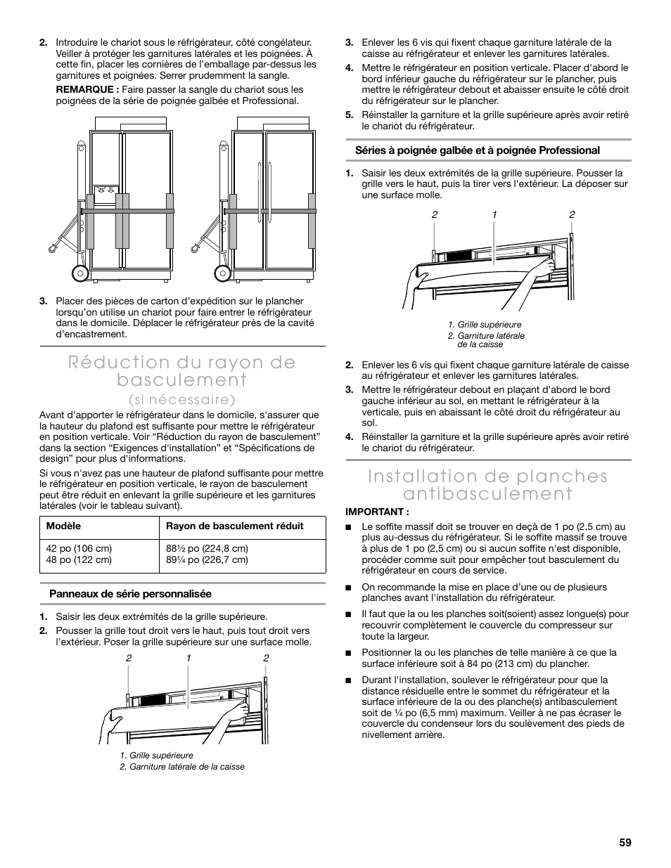 Thermador KBUIT4250A User Manual | Page 59 / 64