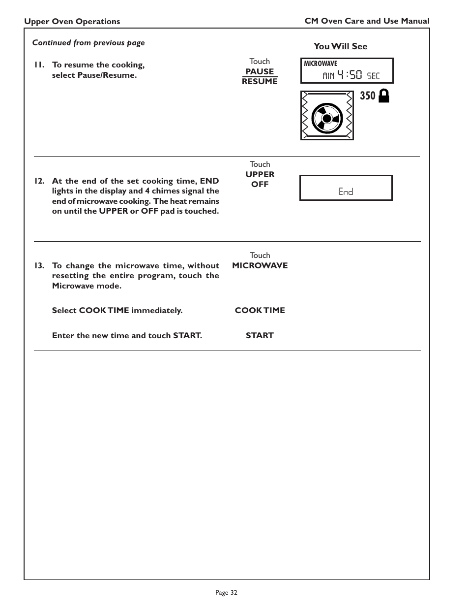 Thermador CM302 User Manual | Page 34 / 64