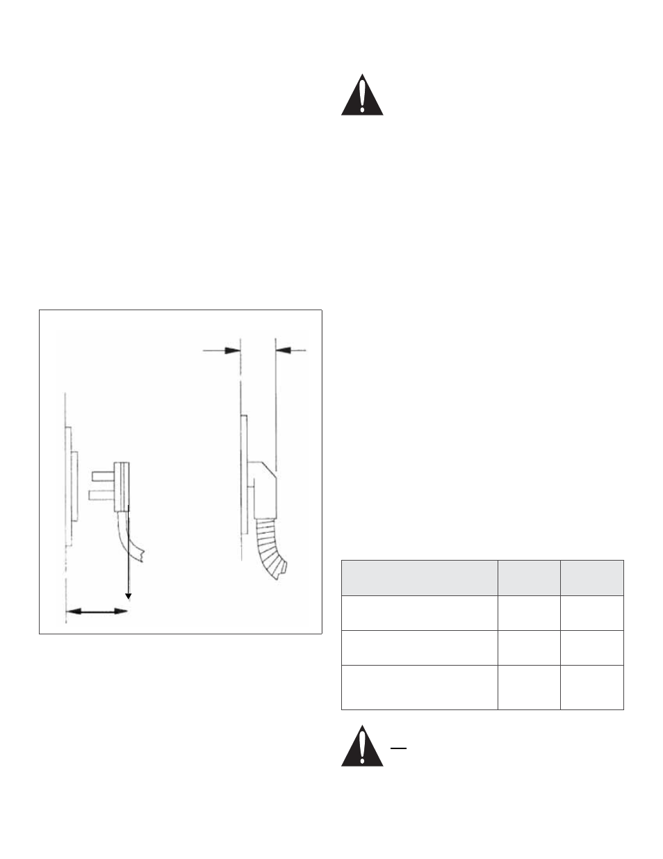 Figura 4: conexión en la pared, Paso 3: desempacar y mover la estufa, Precaución | Importante | Thermador PRO GRAND PRD48 User Manual | Page 73 / 97