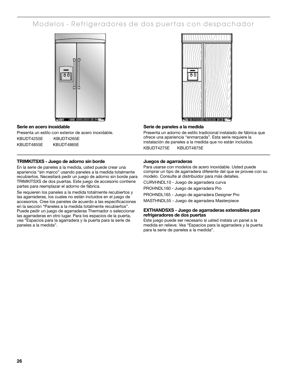 Thermador KBUDT4865E User Manual | Page 26 / 68