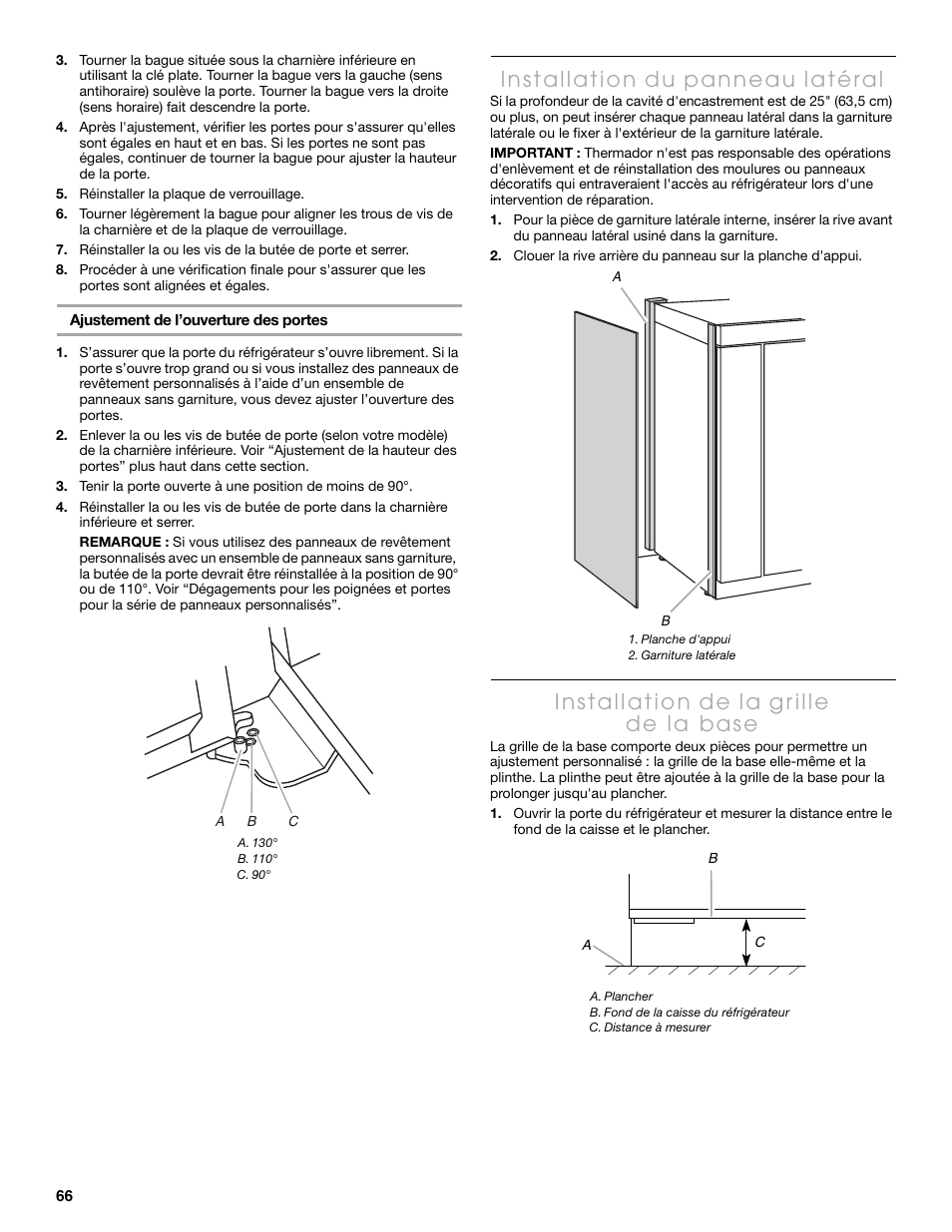 Thermador KBUDT4865E User Manual | Page 66 / 68