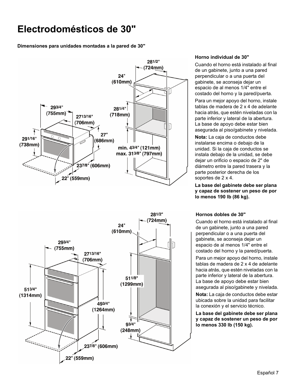 Electrodomésticos de 30 | Thermador MEMC301 User Manual | Page 22 / 44