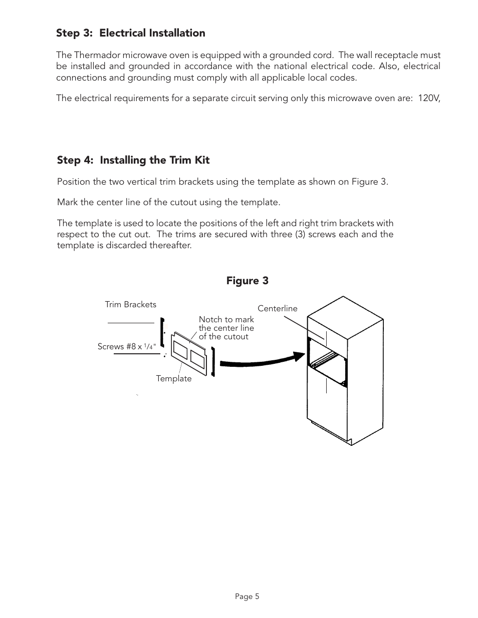 Thermador MBB User Manual | Page 5 / 8