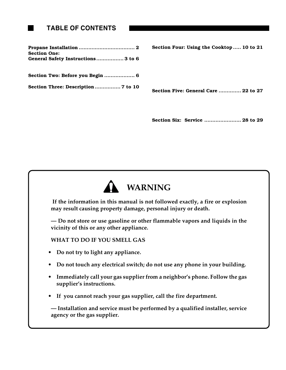 Thermador GGN30 User Manual | Page 3 / 32