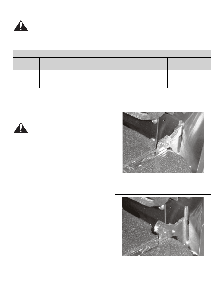 Precaución, Incluida con la estufa, Pa30ghsh | Pa30gith, Pa36glbh, Pa36ghsh, Pa48glbh, Pa48ghsh, Paso 8: quitar y reinstalar la puerta, Para quitar la puerta del horno | Thermador PRO-HARMONYTM PRD30 User Manual | Page 63 / 68