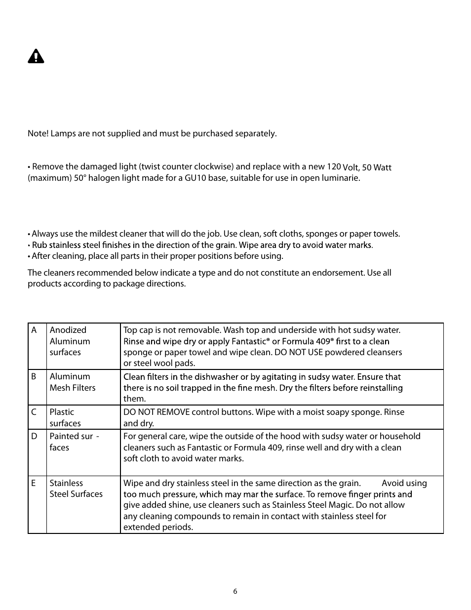 Thermador HMWB30 User Manual | Page 6 / 29