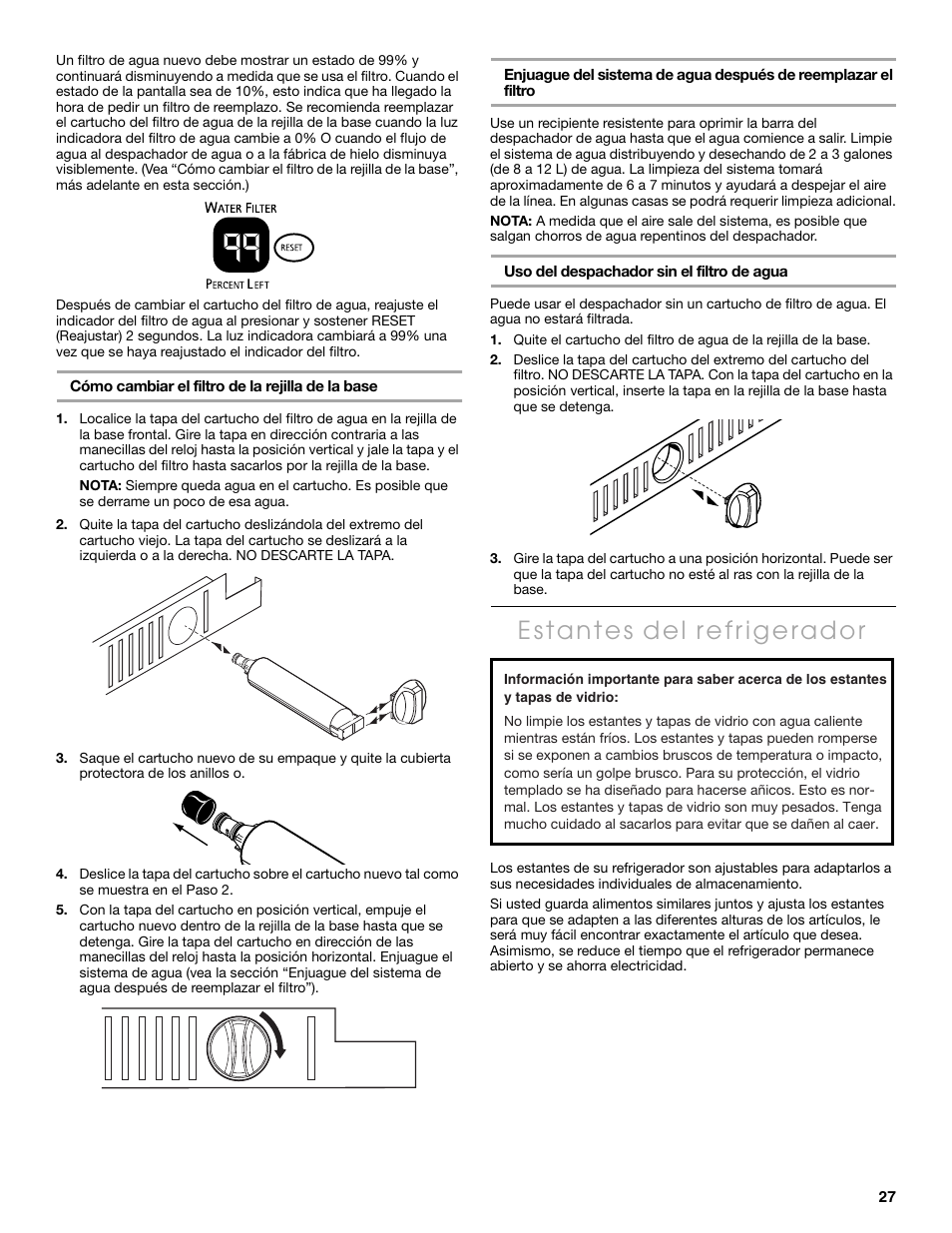 Thermador KBUDT4860A User Manual | Page 27 / 60