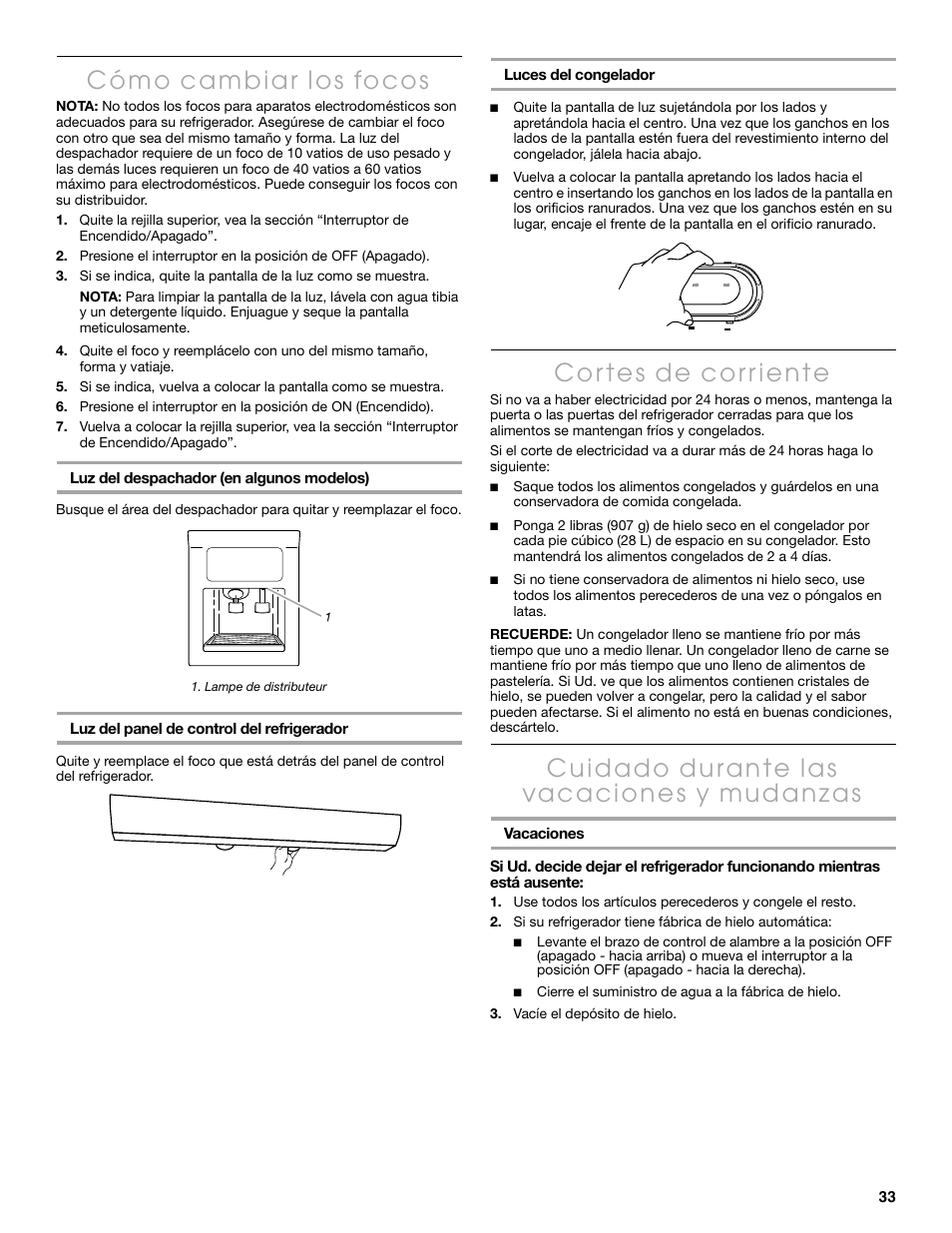 Thermador KBUDT4860A User Manual | Page 33 / 60