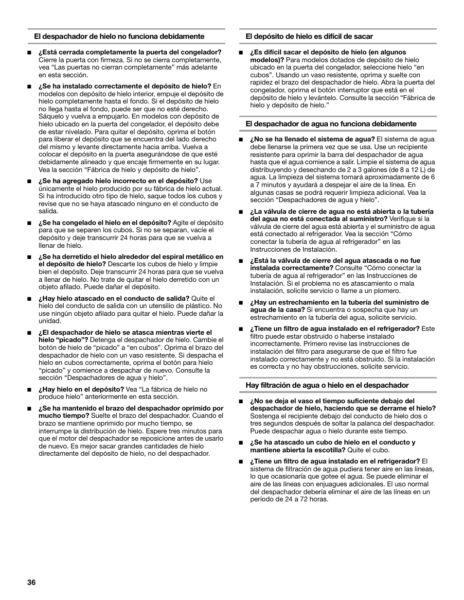 Thermador KBUDT4860A User Manual | Page 36 / 60