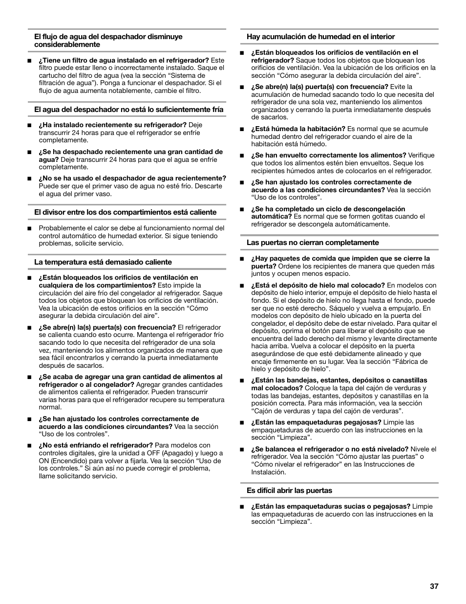 Thermador KBUDT4860A User Manual | Page 37 / 60